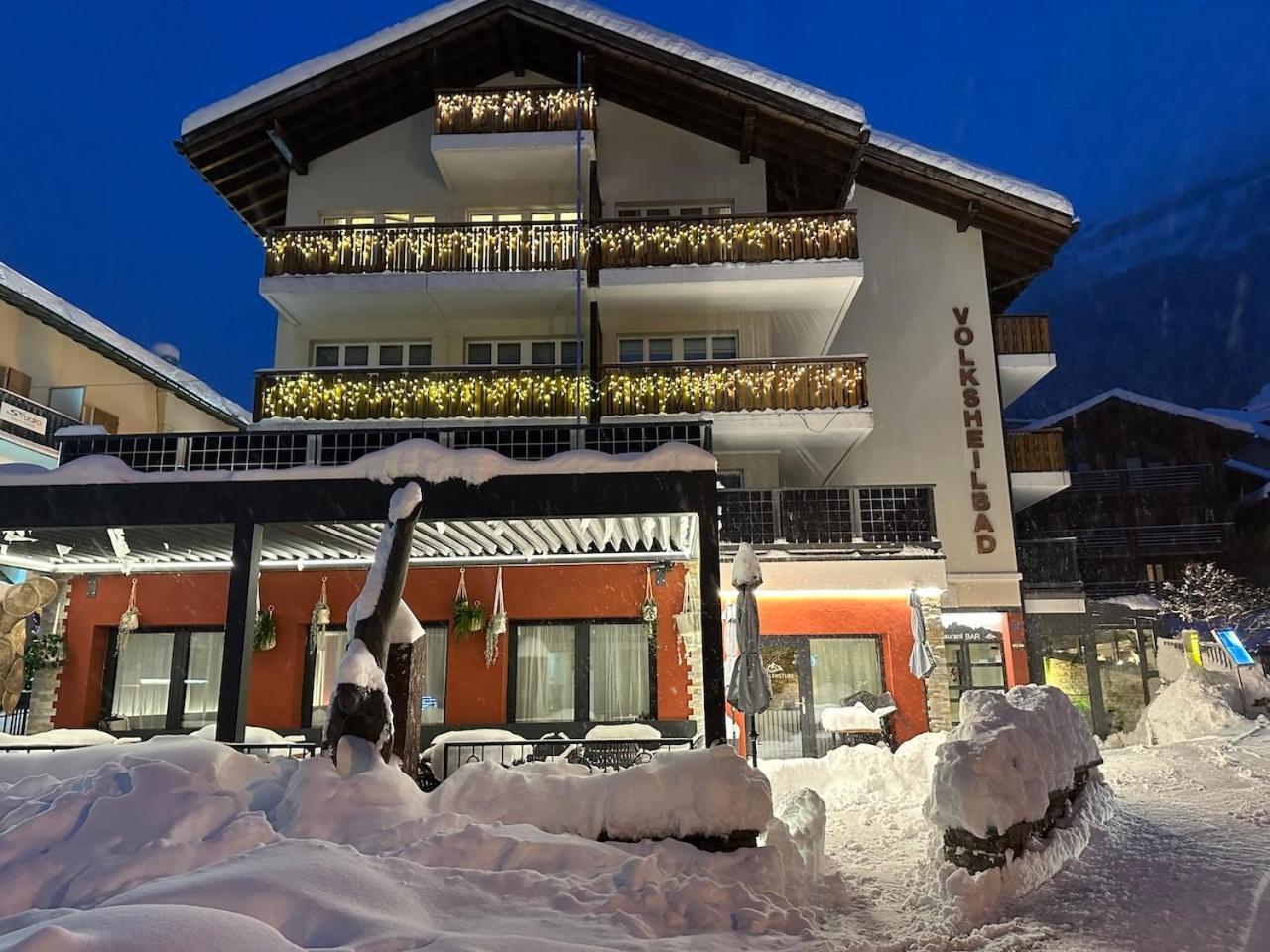 Therme 51° Hotel Physio & Spa Leukerbad Exterior photo